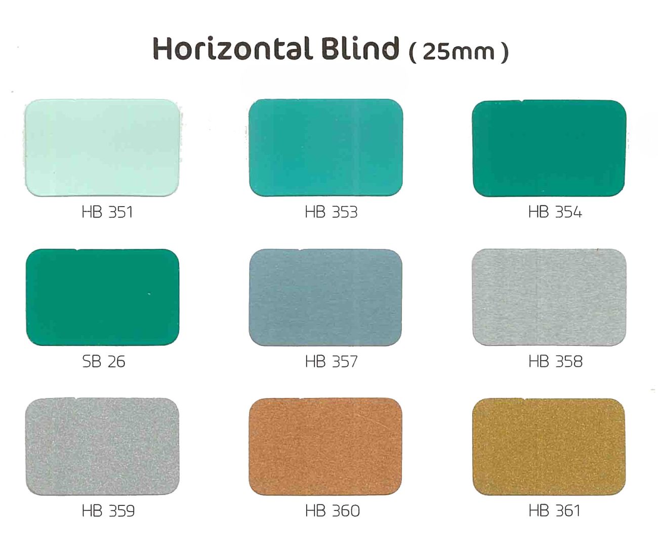 Horizontal Blind  HB351-HB361